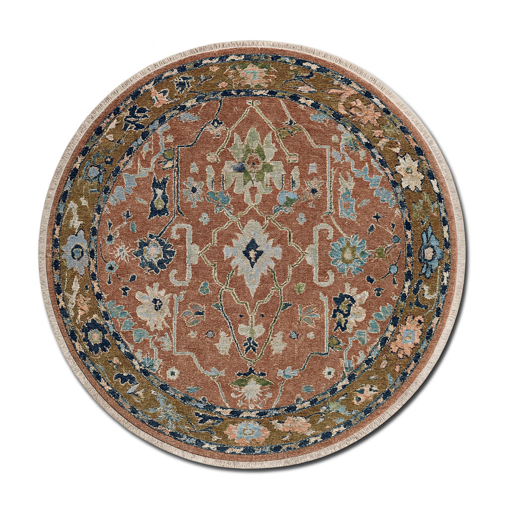 SERONILA - Hand Knotted Oushak Carpet
